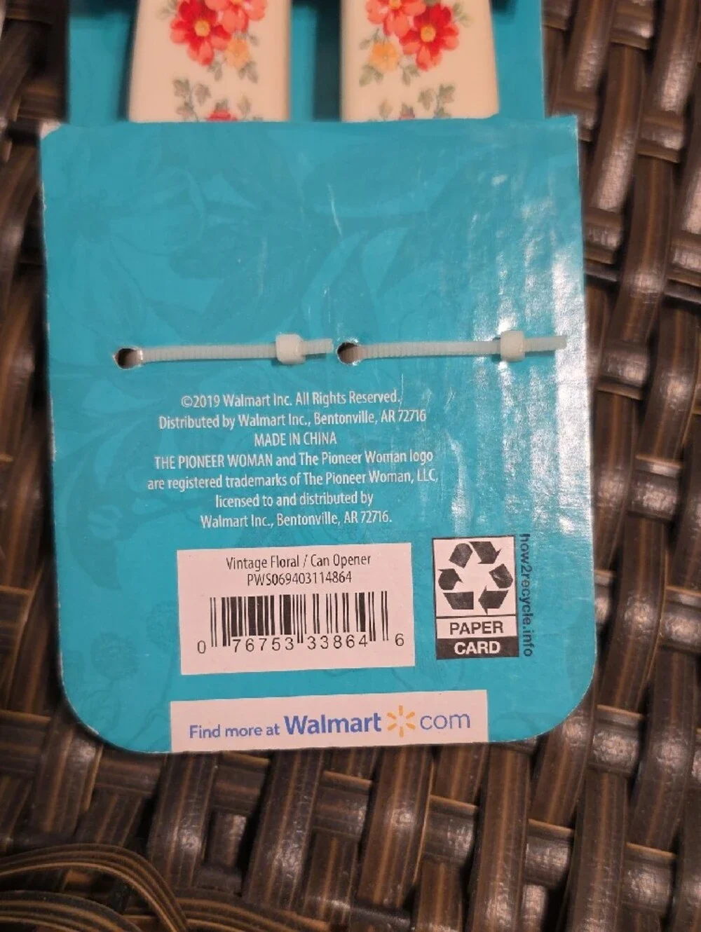 Pioneer Woman Vintage Floral Can Opener New